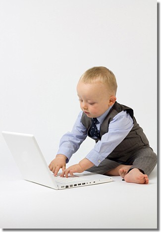 Baby Boy Typing